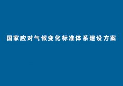 《國家應(yīng)對氣候變化標準體系建設(shè)方案》通知及全文